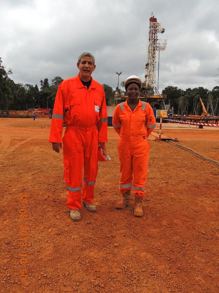 Drilling rig onshore Africa