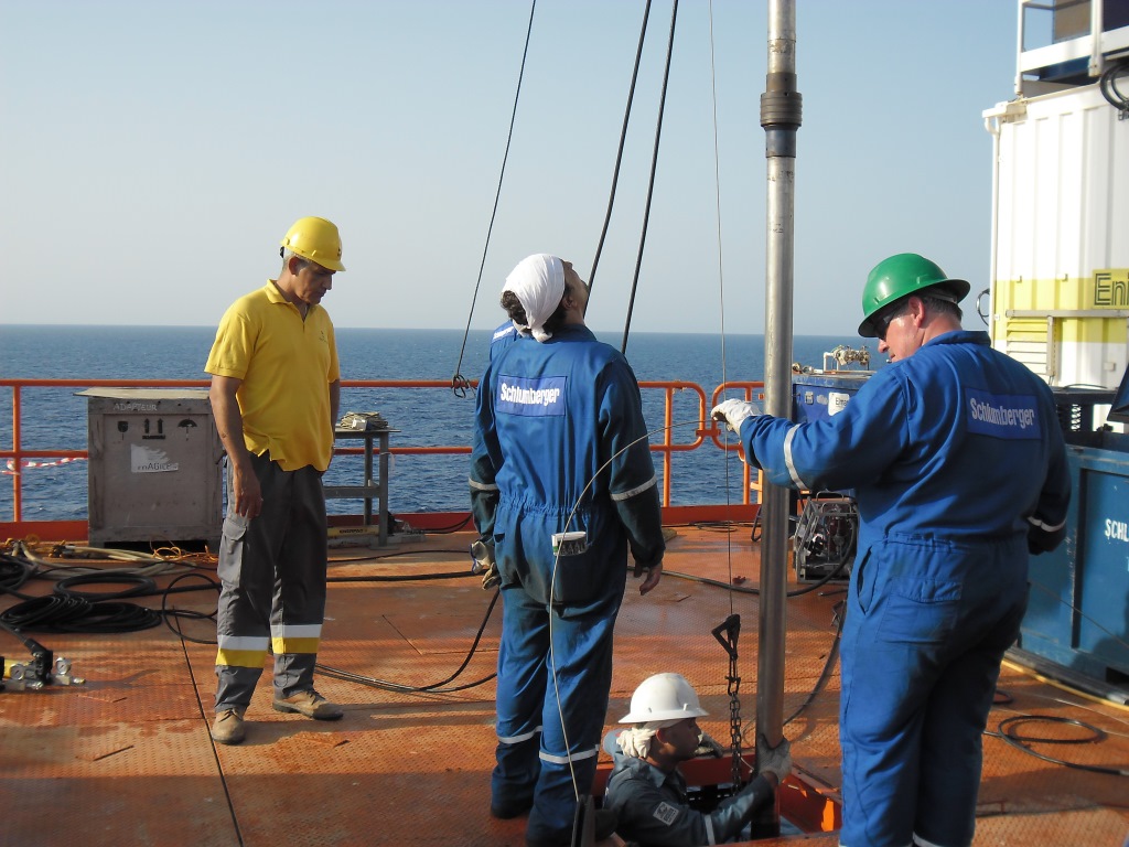 Schlumberger wireline offshore
