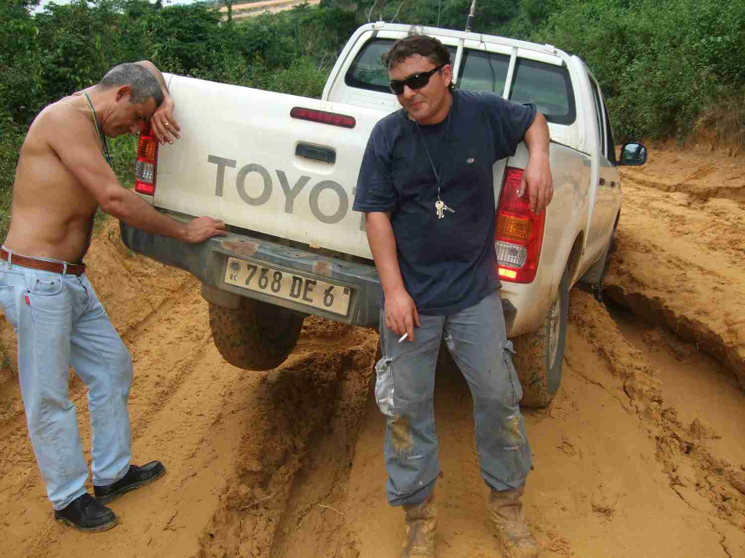 Toyota recovery African bush