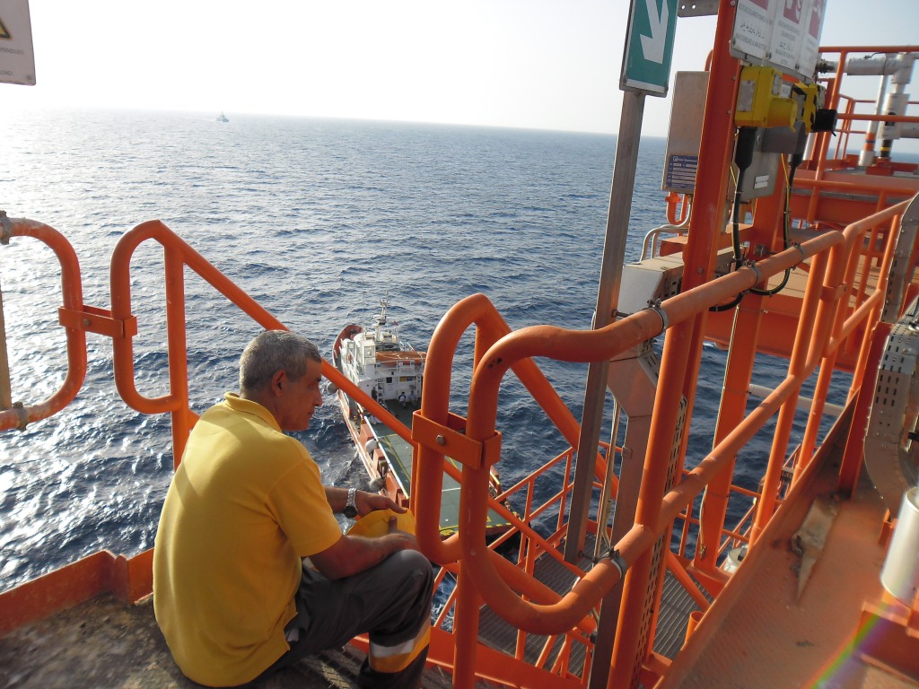 Offshore platform view