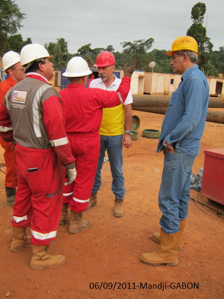 Mandji Gabon rig site briefing